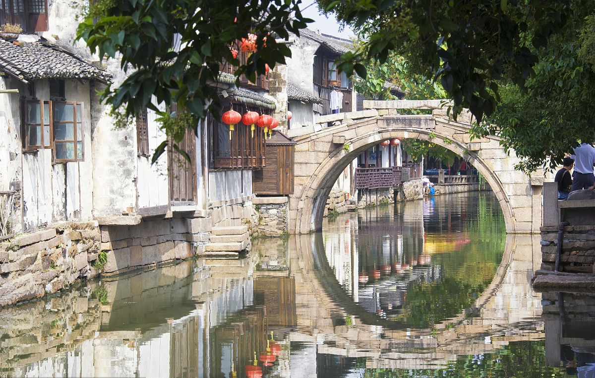 苏州水乡的拱桥